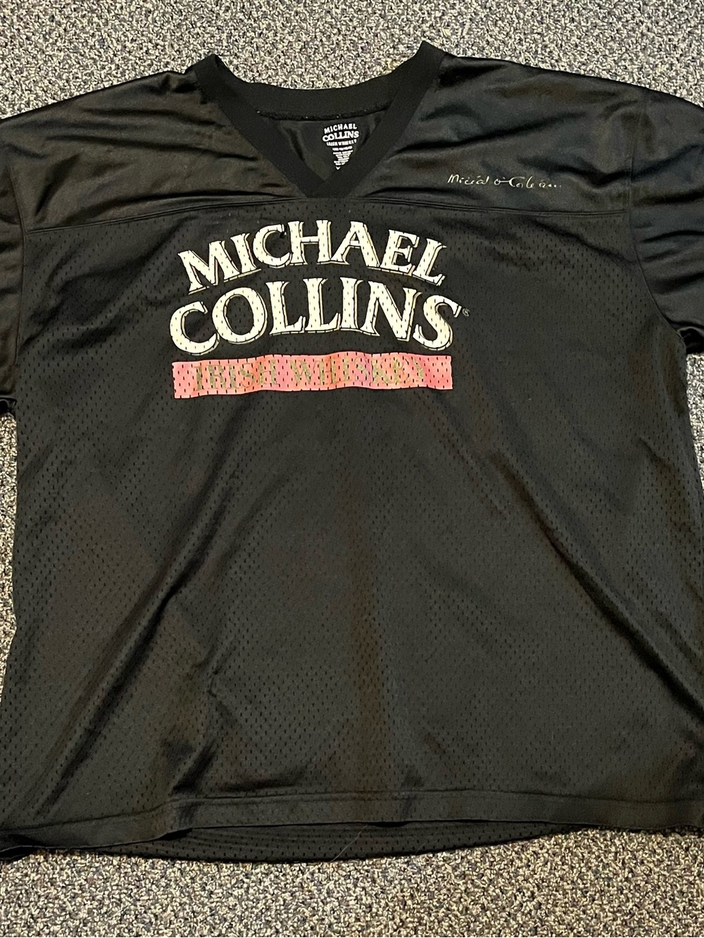 Michael Collins Whiskey Men’s Black Jersey ‘The Big Fellow’